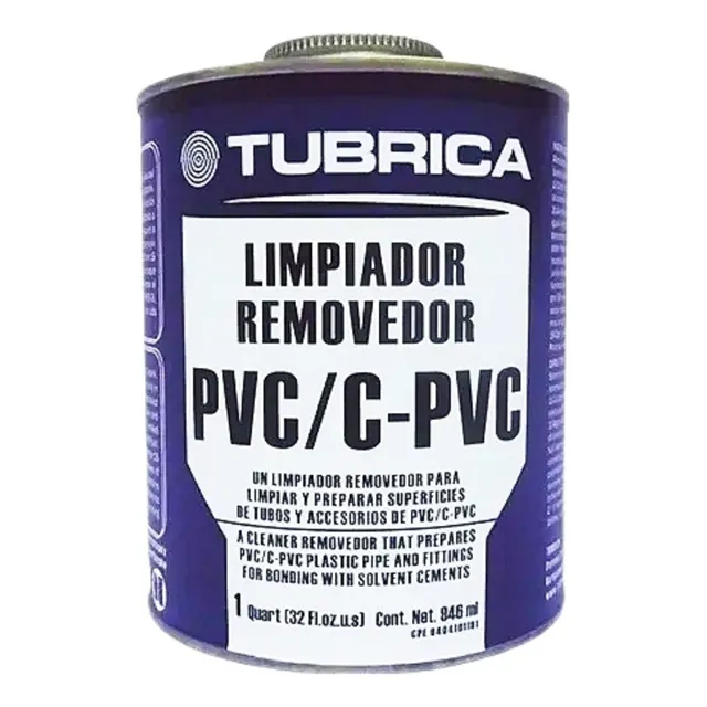 Primer Limpiador Superficies Tuberias Pvc Tubrica 1/4 Galon