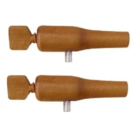 Kit 2 Torneira Madeira Barril Tonel Corote 1 2 3 E 5 Litros