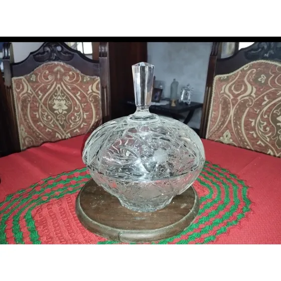 Bombonera Royale Cristal Rock Con Tapa, 1 Unidad