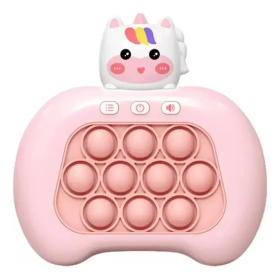 Pop It Gamer - Antiestrés para niños - Color rosa pálido