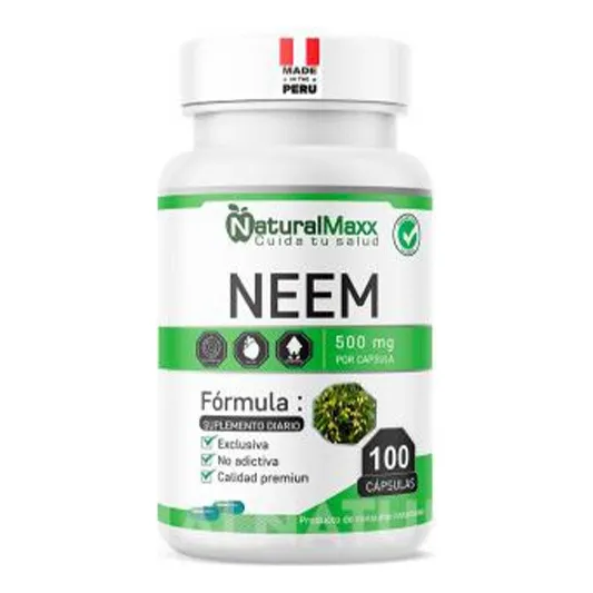 Neem Capsulas 100  Vegetales Organico