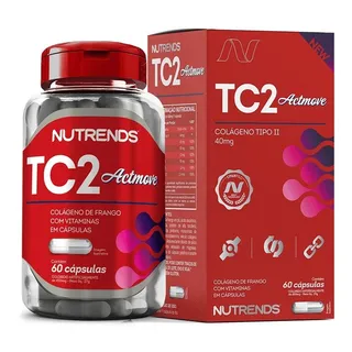 ColĂĄgeno Tipo 2 Uc2 40mg Com Vitamina C - Actmove Nutrends Sem Sabor ColĂĄgeno Tipo 2 Uc2 40mg Com Vitamina C - Actmove Nutrends Sem Sabor