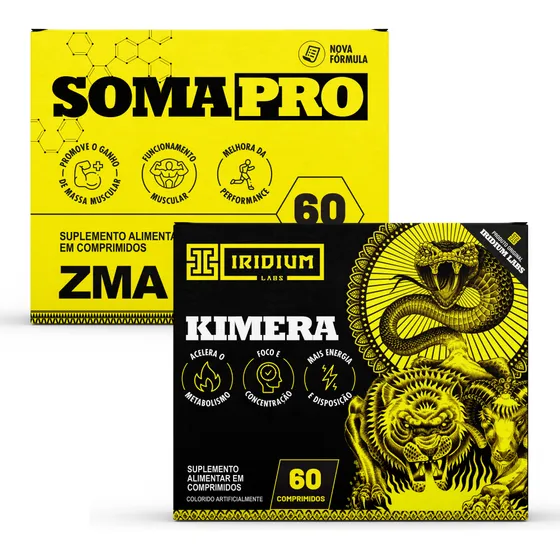 Kit Kimera Thermo + Soma Pro Zma C/60 Comprimidos Sabor Sem sabor