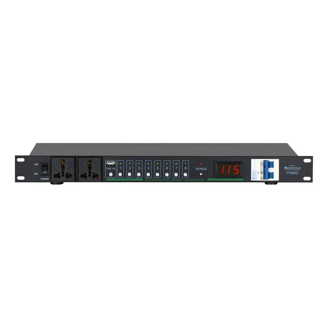 Secuenciador De Potencia Con Usb Pw-8