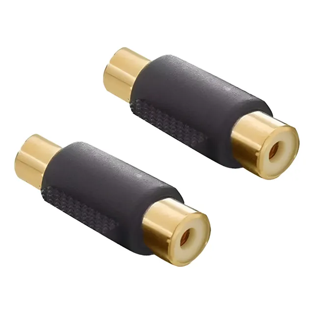 Adaptador Acople Hembra Rca 2 Unidades Macrotel Ma-0732
