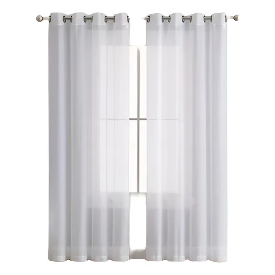 Cortinas Tergal Argollas 2.80m X 2.50m Alto, Traslucidas