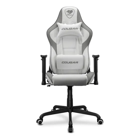 Silla Gamer Cougar Armor Elite Blanco Hasta 120kg Regulable