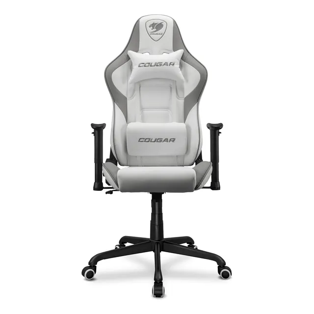 Silla Gamer Cougar Armor Elite Blanco Hasta 120kg Regulable