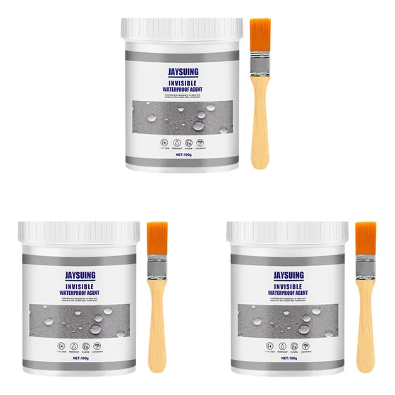 3 Piezas Adhesivo Impermeabilizante Transparente 100ml