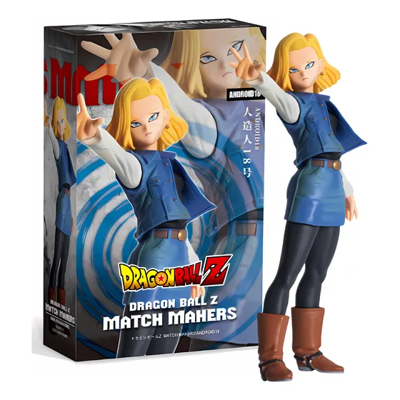 Figura Androide 18 Match Dragon Ball Z Makers 24cm Anime