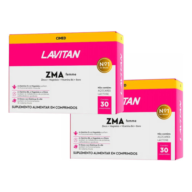 Kit 2 Lavitan Zma Femme - 30 Cpr - Cimed Kit 2 Lavitan Zma Femme - 30 Cpr - Cimed