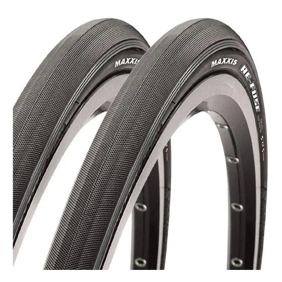 Pneu Aro 700 Maxxis Re-fuse 700x28c Dobrável Preto (2 Uni)