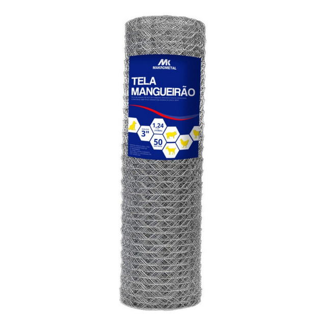 Tela Makrometal Mangueirão 1,50x50m Fio 18 - Promoção Tela Makrometal Mangueirão 1,50x50m Fio 18 - Promoção