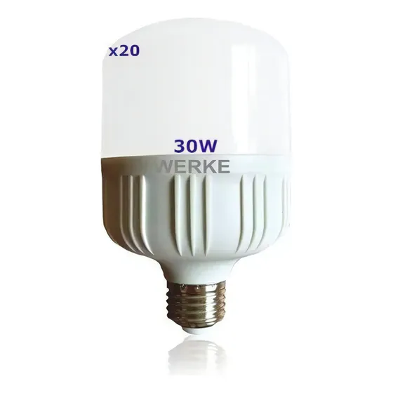 Lamparas Galponera Led Alto Poder 30w Hi Power Pack X 20 U