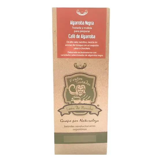 Café De Algarroba Negra León De Poncho Sin Cafeína X 250grs
