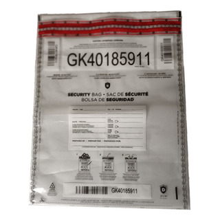 1,000 Bolsas Seguridad Void/valores/30x40cm/transparente. 1,000 Bolsas Seguridad Void/valores/30x40cm/transparente.