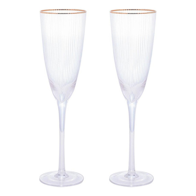 2 Taças Wolff De Vidro Para Vinho Com Borda Dourada 300ml 2 Taças Wolff De Vidro Para Vinho Com Borda Dourada 300ml