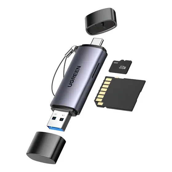 Lector de tarjetas 2 en 1 usb c otg ugreen cm158 50706 | Cuotas sin interés