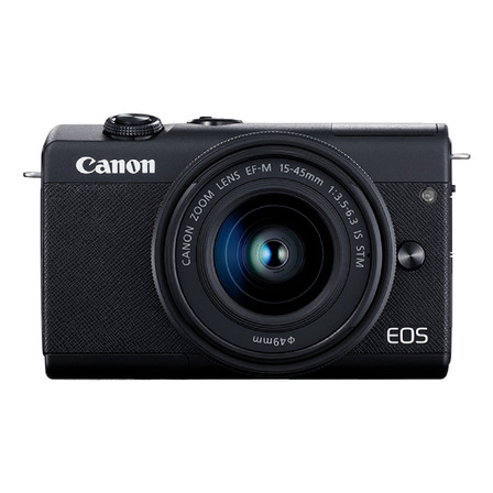  Canon EOS Kit M200 + lente 15-45mm IS STM sin espejo color  negro 