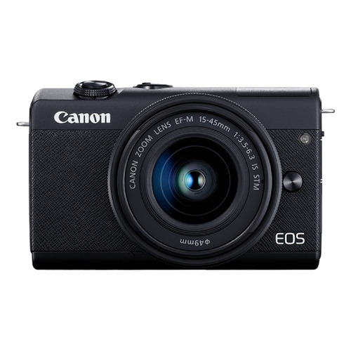  Canon EOS Kit M200 + lente 15-45mm IS STM sin espejo color  negro 