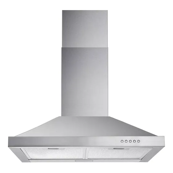 Campana Extractora Acero Inoxidable Luz Led Filtro Lavable