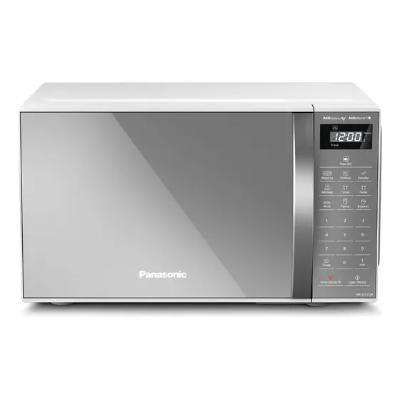 Micro-ondas De Mesa Panasonic, 21 Litros, Branco, Espelhada