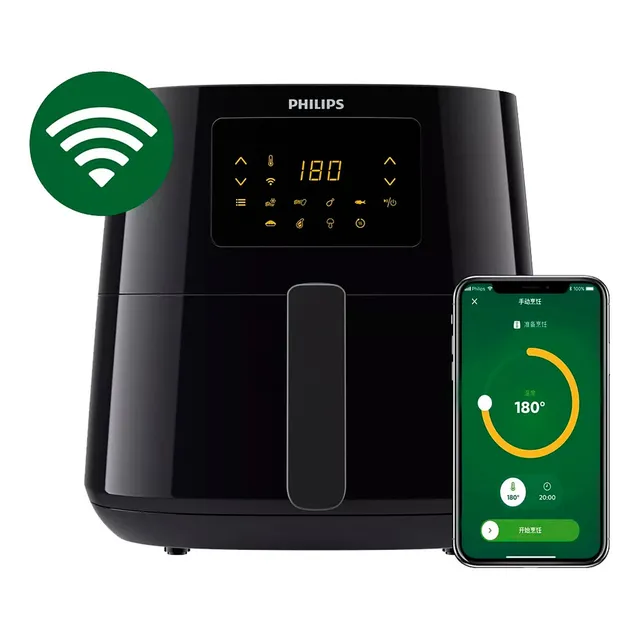 Airfryer HD9280/90 Essential XL color negro Philips
