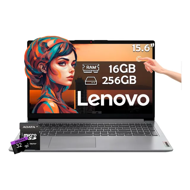 Laptop Lenovo Ideapad 1 I3-1215u 256gb 16gb Ram Touch + Kit