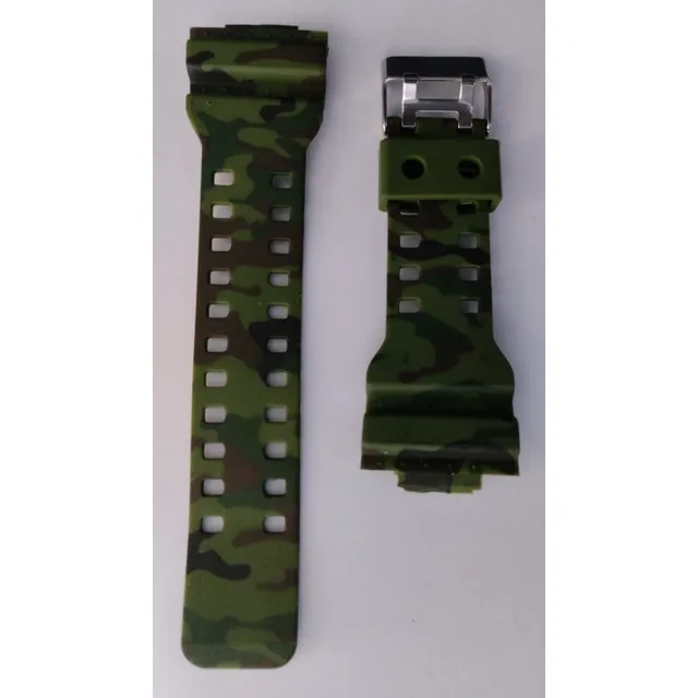 Correa Casio Reemplazo Camuflaje Gshock Ga-110/ Ga-100 Nueva