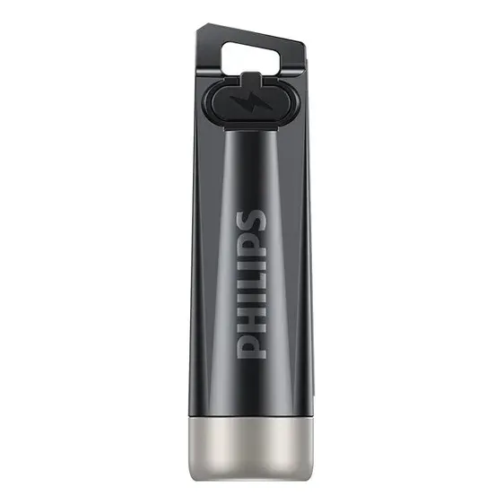 Linterna Led Recargable Mini Philips 1121 Portatil Linterna Negro