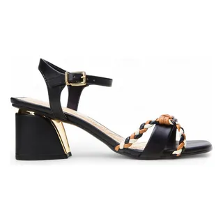 SandĂĄlia Feminina Casual Com Detalhe Dourado Ramarim SandĂĄlia Feminina Casual Com Detalhe Dourado Ramarim