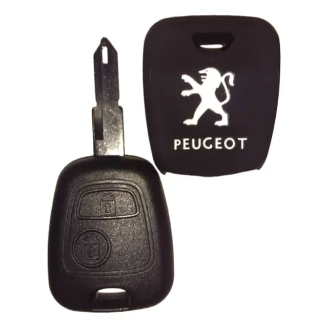 Llave Carcasa Control Peugeot 206 207 Mas Forro