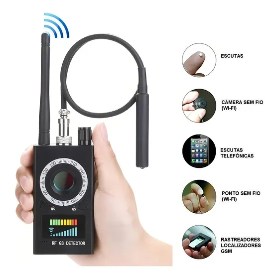 Detector Localizador Rastreadores Câmera Gps Vassourinha