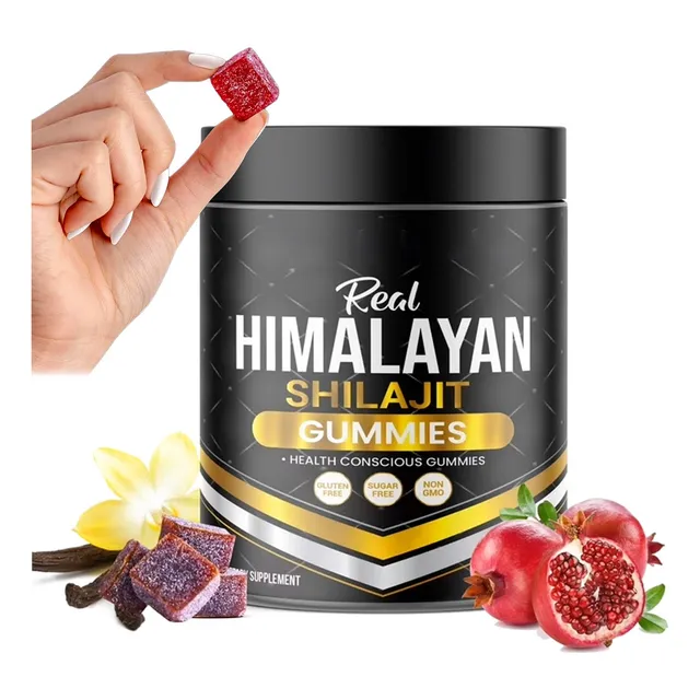 60 Gummies Shilajit Orgánico Himalaya Metabolismo Inmunidad