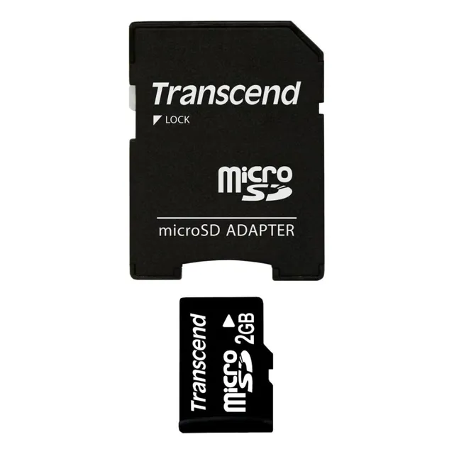 Tarjeta De Memoria Flash Microsd Transcend De 2 Gb Ts2gusd