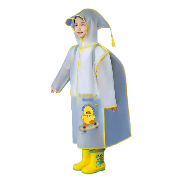 Poncho Niño Capa Impermeable Portátil Lluvia Viento Animados