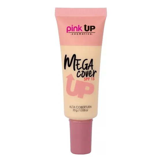 Pink Up, Maquillaje De Larga Duración, Cobertura Completa Tono Light