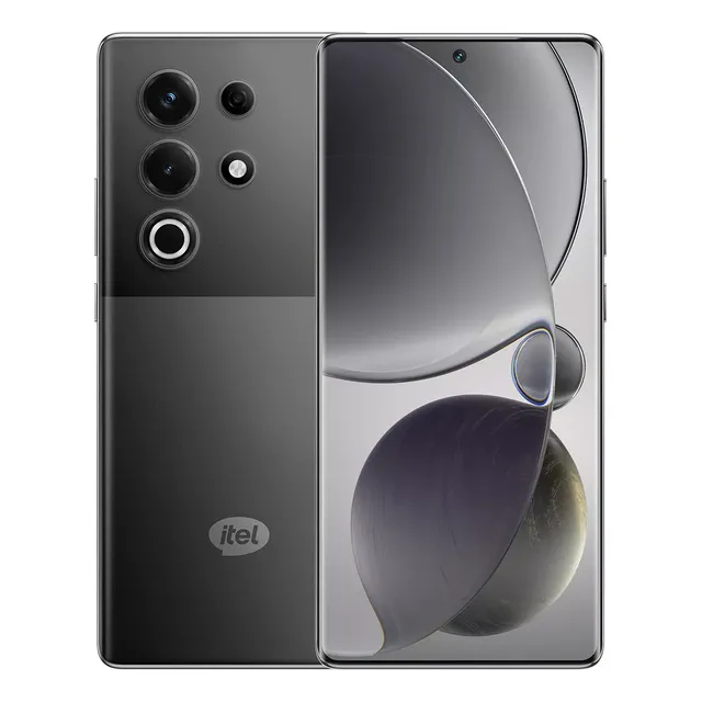 Itel S25 Ultra Dual Sim 256gb Rom Bromo Negro 16gb Ram Pantalla Amoled Curvada 3d Cuerpo Ultrafino 6,9mm 50mp+32mp Cámara 5000mah Batería