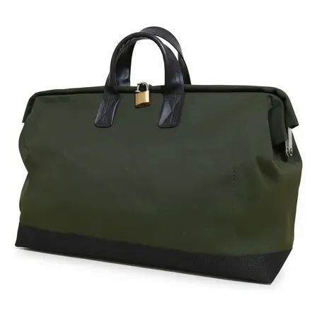 Bolsa De Lona Para Epis E Ferramentas Com Trava Para Cadeado Verde-escuro