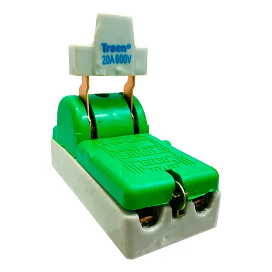Cuchilla Eléctrica 1 Pase 2 Polos X 20a Marca Troen