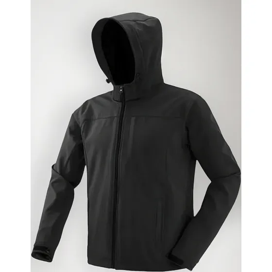 Campera Softshell Neoprene Capucha Desmontable