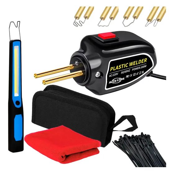 Kit Pistola Suelda Plasticos Grampas Reparacion Paragolpes