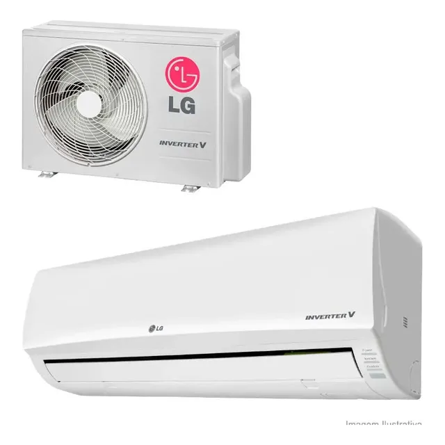 Ar Condicionado LG Voice Dual Inverter Ia 12000  220v Branco