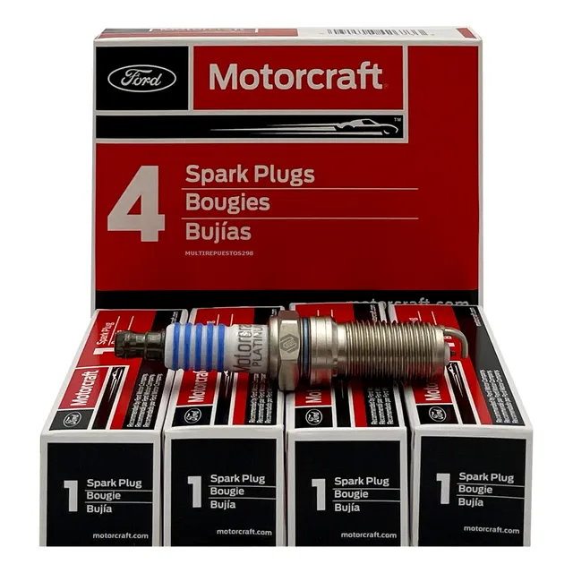 Bujia Ford Super Duty Fiesta Punta Platino Sp411 Juego De 4
