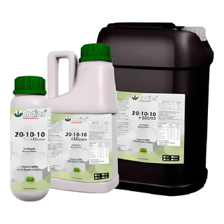 Fertilizante Liquido Completo Npk 20 10 10 + Micros 1 Litro Fertilizante Liquido Completo Npk 20 10 10 + Micros 1 Litro