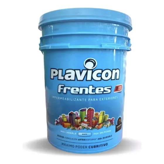 Plavicon Frentes Pintura Impermeabilizante Blanco 25 Kg