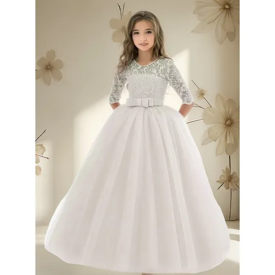 Vestido Moñito Con Mangas.  Talles En Descripción, Consulte 