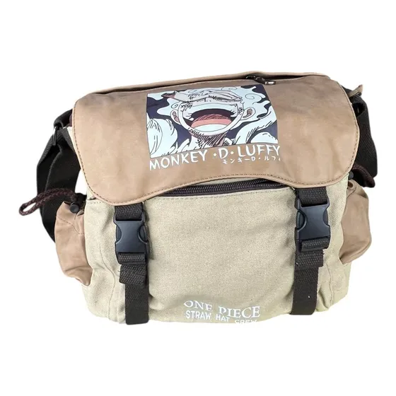 Maleta De Hombro Cafe Nika Luffy Feliz Gear 5 One Piece