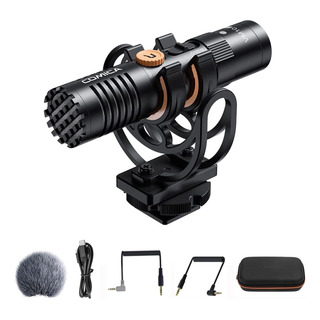 Micrófono Comica Vm10 Pro Shotgun, Micrófono Usb C, Vídeo De Micrófono Comica Vm10 Pro Shotgun, Micrófono Usb C, Vídeo De