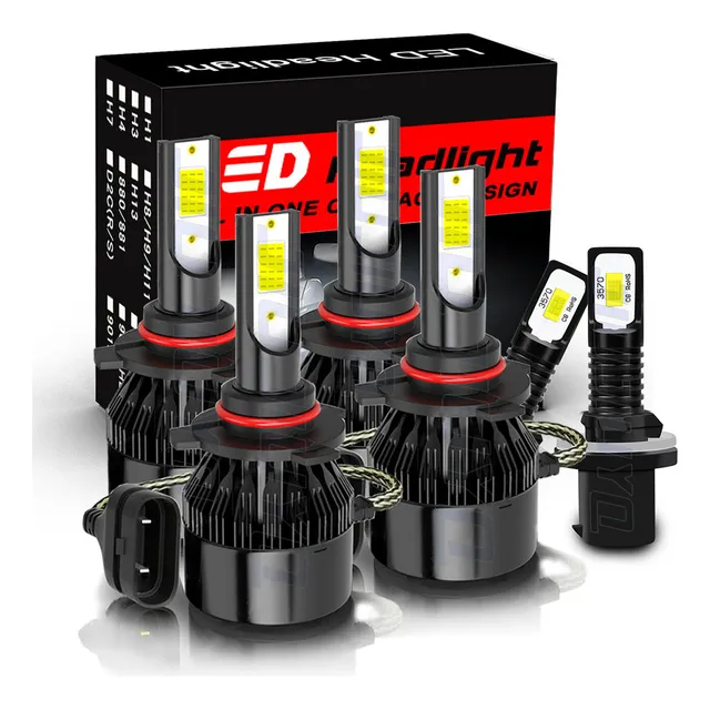 . Kit De Focos Led 9005 9006 De Luz Alta/baja For Chevrolet